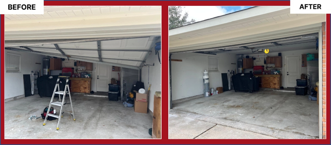 Garage Door Before After Image
